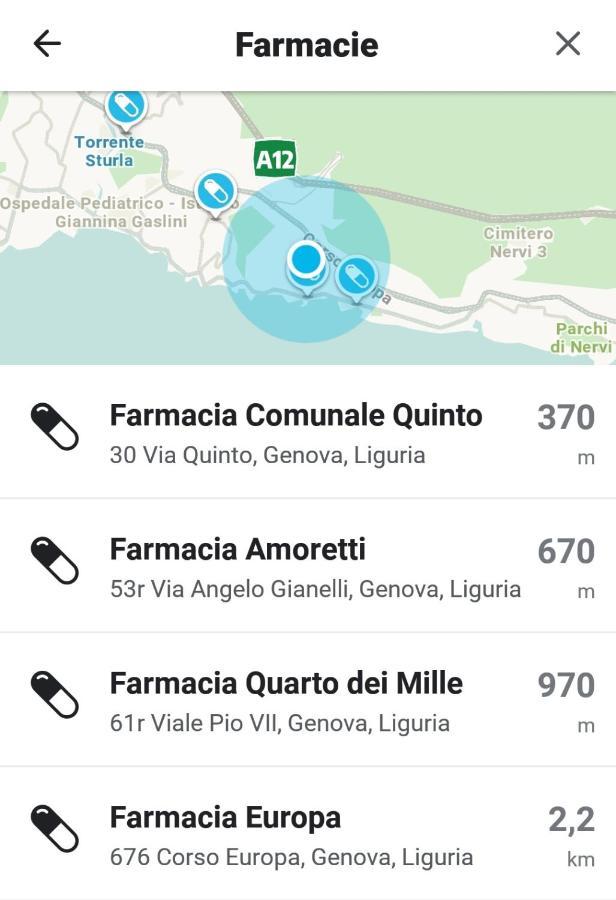 Ferienwohnung Due Passi Dal Mare Genua Exterior foto